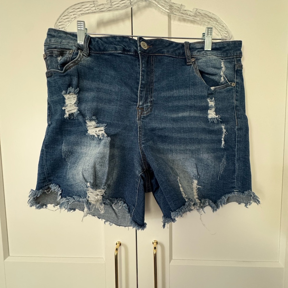 Eloquii Denim Shorts